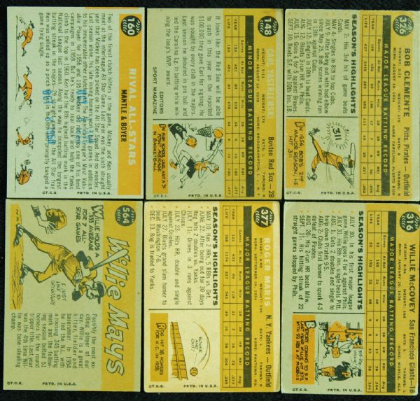 1960 Topps Baseball Complete Set (574)