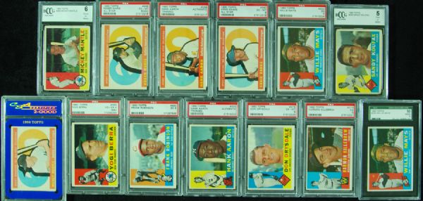 1960 Topps Baseball Complete Set (574)