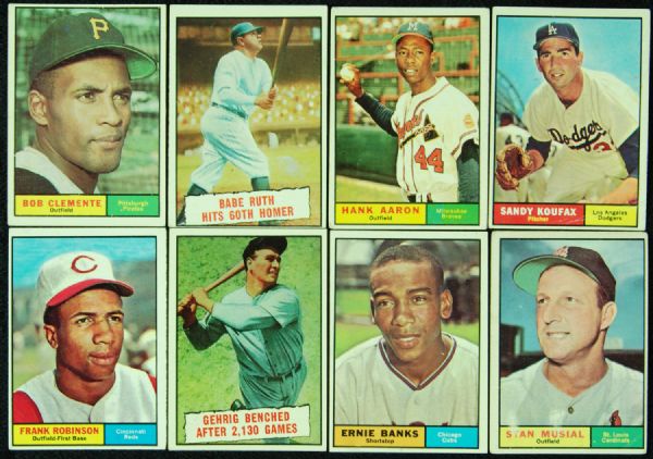 1961 Topps Baseball Complete Set (587)