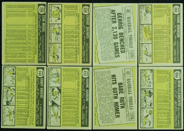 1961 Topps Baseball Complete Set (587)