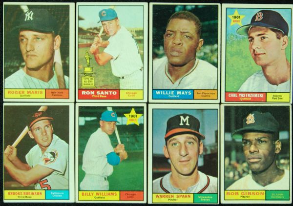 1961 Topps Baseball Complete Set (587)