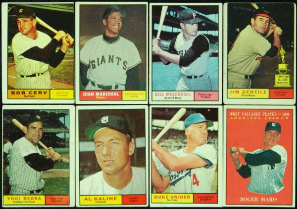 1961 Topps Baseball Complete Set (587)