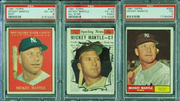 1961 Topps Baseball Complete Set (587)