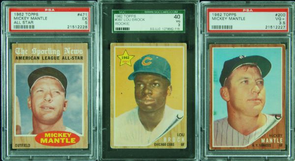 1962 Topps Baseball Complete Set (598)