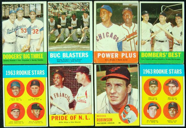 1963 Topps Baseball Complete Set (576)