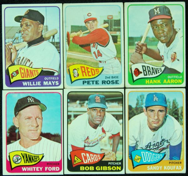 1965 Topps Baseball Complete Set (598)