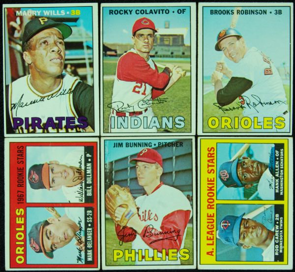 1967 Topps Baseball Complete Set (609)