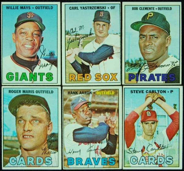 1967 Topps Baseball Complete Set (609)