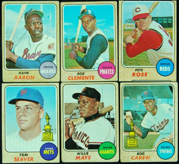 1968 Topps Baseball Complete Set (598)