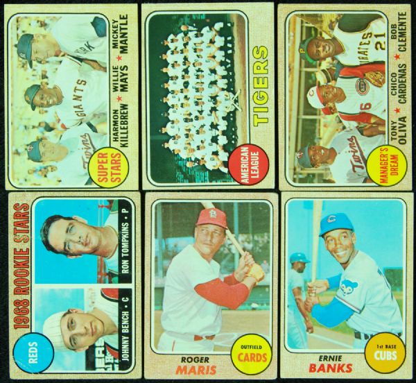 1968 Topps Baseball Complete Set (598)