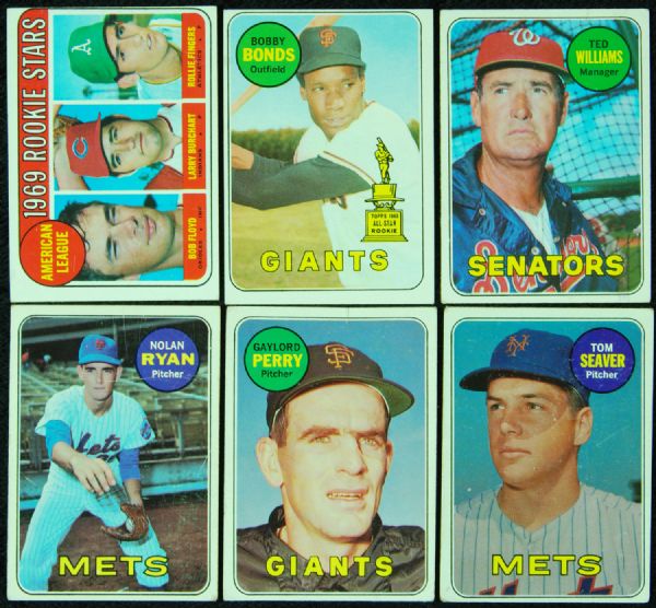 1969 Topps Baseball Complete Sets (664)