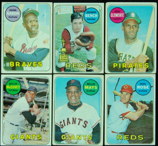 1969 Topps Baseball Complete Sets (664)