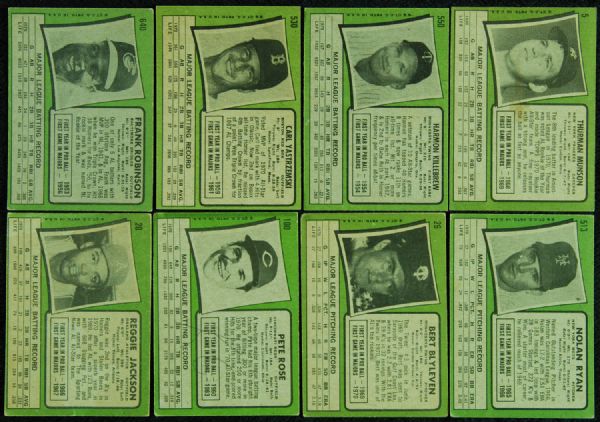 1971 Topps Baseball Complete Set (752)