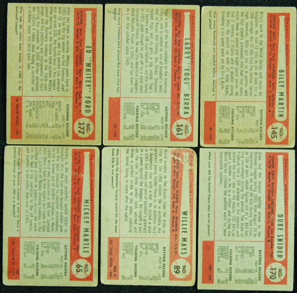 1954 Bowman Baseball Complete Set (224)