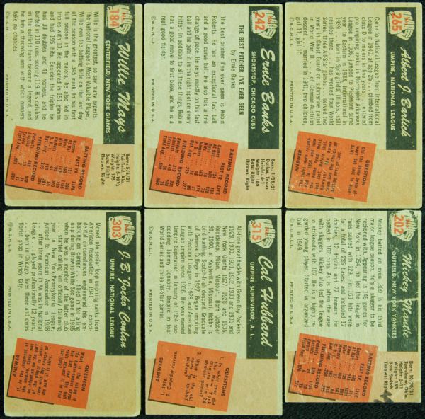 1955 Bowman Baseball Complete Set (320)