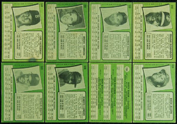 1971 Topps Baseball Complete Set (752)