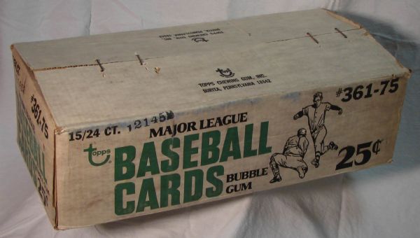 1975 Topps Baseball Cello Unopened CASE