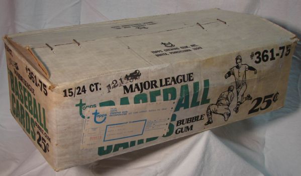 1975 Topps Baseball Cello Unopened CASE