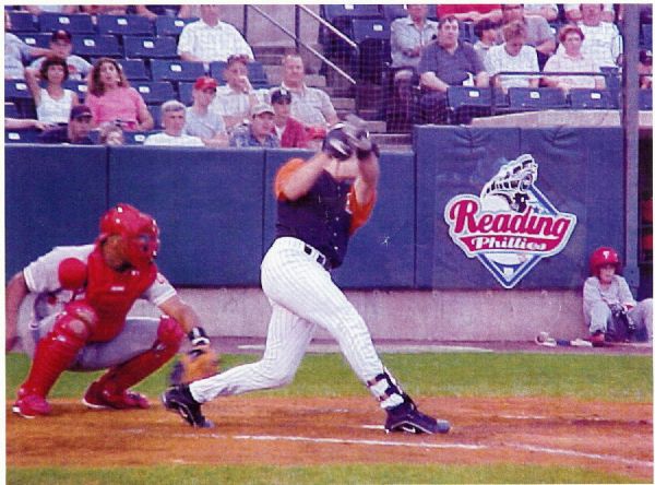 Joe Mauer 2003 Signed Game-Used New Britain Rock Cats Harley Davidson Jersey with All-Star Game Signed Ticket