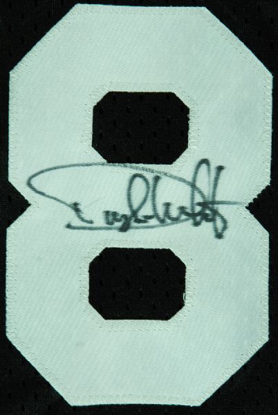 Joe Greene, LC Greenwood, Dwight White & Ernie Holmes Signed Steel Curtain Jersey (PSA/DNA)