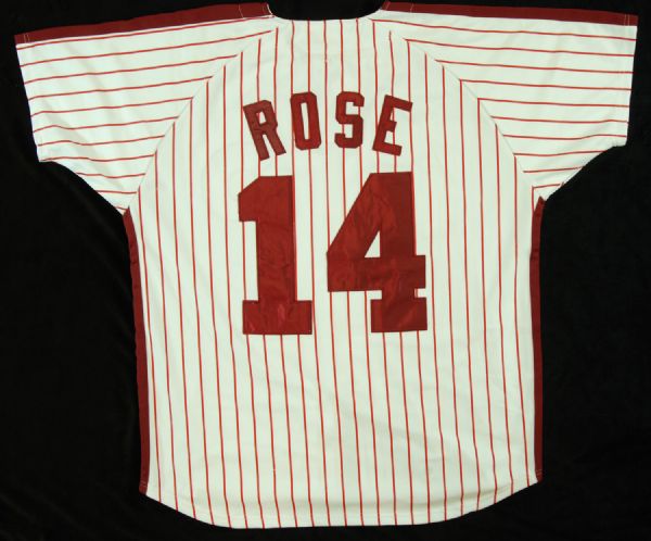 Pete Rose Signed Phillies Jersey  1980 World Champs (PSA/DNA)