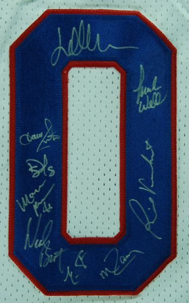 1980 Team USA Miracle On Ice Team-Signed Jersey (20 Signatures) (PSA/DNA)