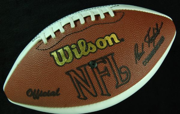 Leo Nomellini Signed HOF Logo Football (PSA/DNA)