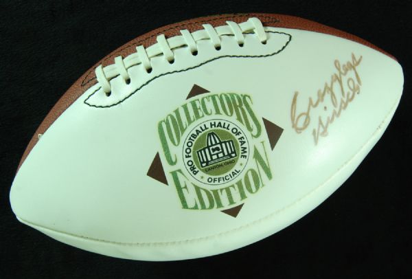 Elroy Hirsch Signed HOF Logo Football (PSA/DNA)