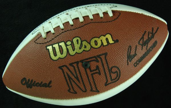 Elroy Hirsch Signed HOF Logo Football (PSA/DNA)