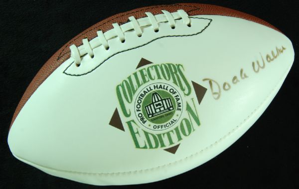 Doak Walker Signed HOF Logo Football (PSA/DNA)