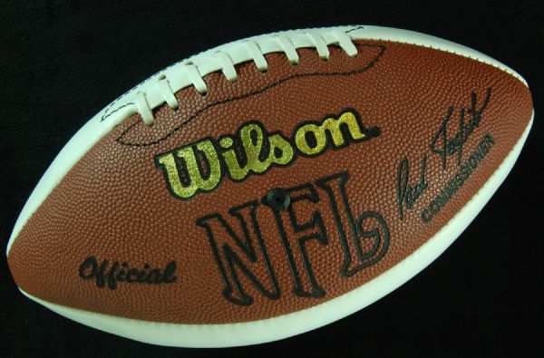 Arnie Weinmeister Signed HOF Logo Football (PSA/DNA)