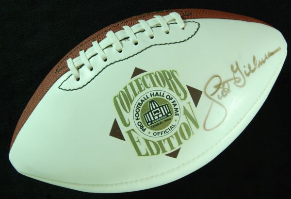 Sid Gillman Signed HOF Logo Football (PSA/DNA)