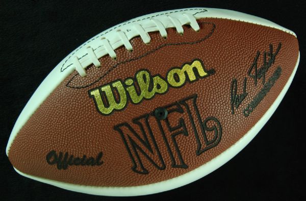 Sid Gillman Signed HOF Logo Football (PSA/DNA)