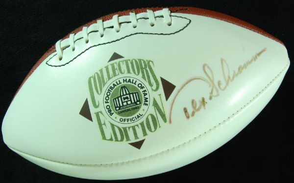 Tex Schramm Signed HOF Logo Football (PSA/DNA)