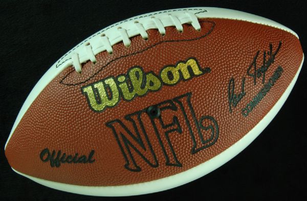 Tex Schramm Signed HOF Logo Football (PSA/DNA)