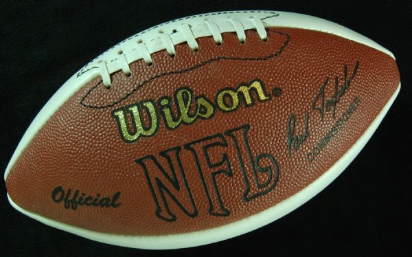 Tom Fears Signed HOF Logo Football (PSA/DNA)