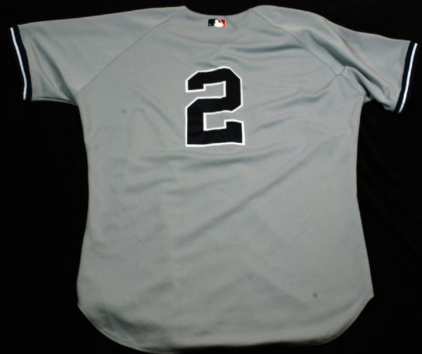 Derek Jeter Game-Used 2002 Yankees Jersey (MEARS A5)