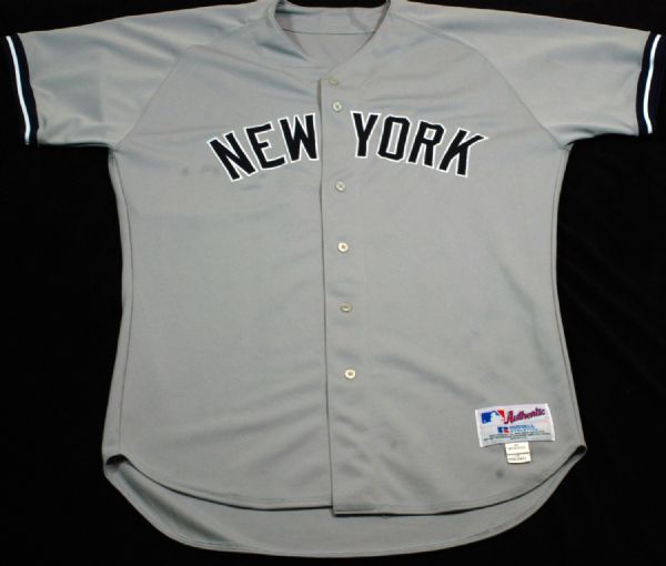 Derek Jeter Game-Used 2002 Yankees Jersey (MEARS A5)