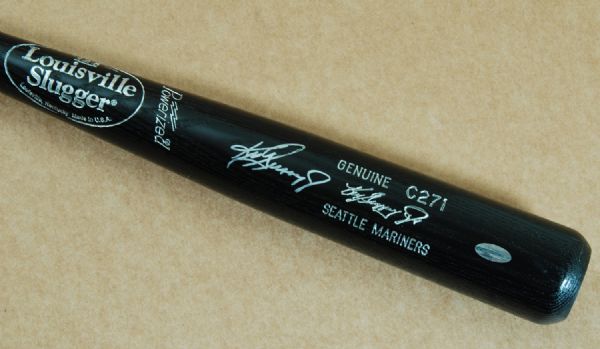 Ken Griffey Jr. Signed Louisville Slugger Bat (Steiner)