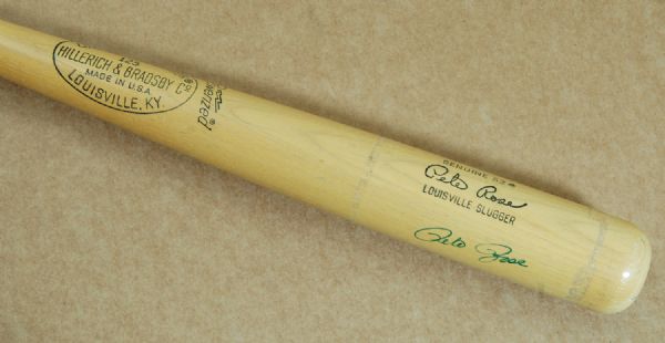 Pete Rose Signed Louisville Slugger Bat