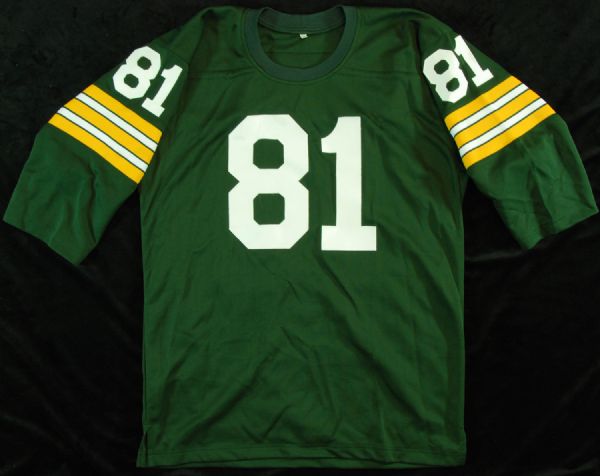 Marv Fleming Signed Packers Throwback Jersey (PSA/DNA)