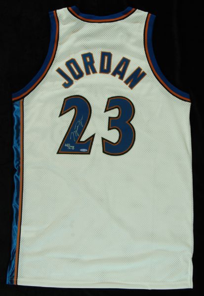 Michael Jordan Signed Wizards Jersey (UDA) (68/275)