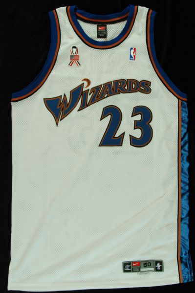 Michael Jordan Signed Wizards Jersey (UDA) (68/275)