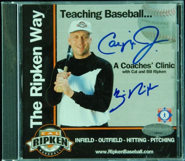 Cal Ripken Jr. & Billy Ripken Signed The Ripken Way CD (Ironclad)