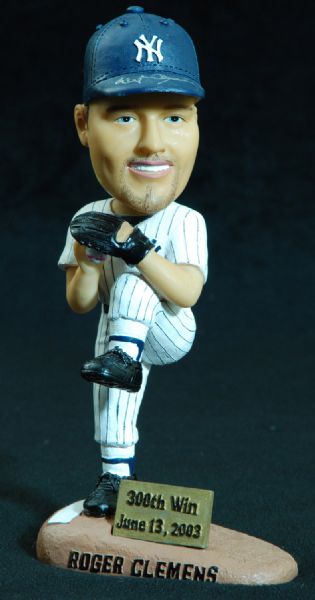 Roger Clemens Signed 300th Win Bobblehead (PSA/DNA)