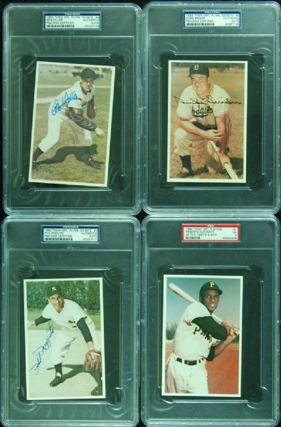 Signed 1982 TCMA Great Players Signed Complete Set (16/20 - All Possible) with Mantle, Williams, DiMaggio