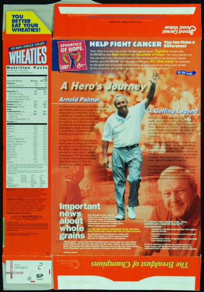 Arnold Palmer Signed Wheaties Box (PSA/DNA)