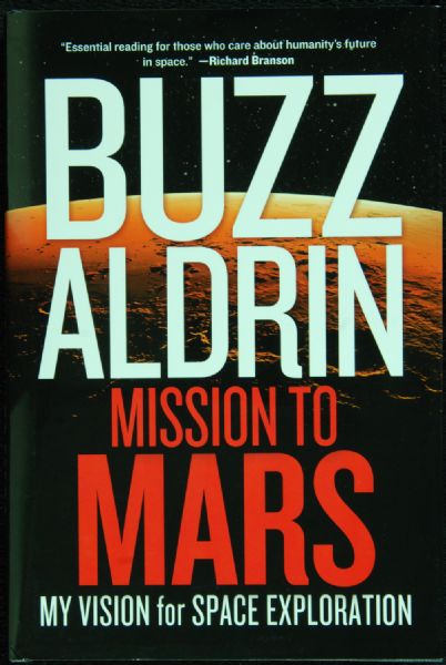 Buzz Aldrin Signed Mission to Mars Book