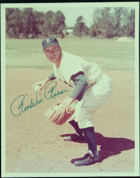 Pee Wee Reese Signed 8x10 Photo