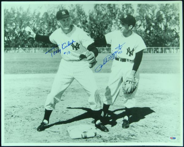 Tony Kubek & Phil Rizzuto Signed 16x20 Photo (PSA/DNA)